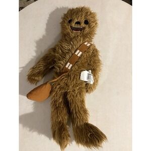 Disney Parks Star Wars Chewbacca Plush Stuffed Animal Wookiee Bandolier Brown